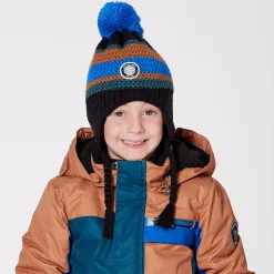 Striped Knit Hat 2-14