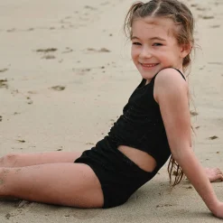 Textured Daisies Swimsuit 2-14y