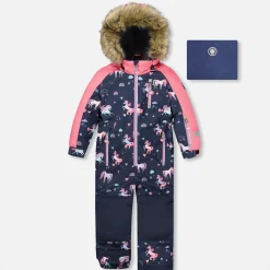 Unicorns 1pce Snowsuit 2-6