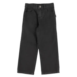 Wide Leg Black Jeans 2-8y